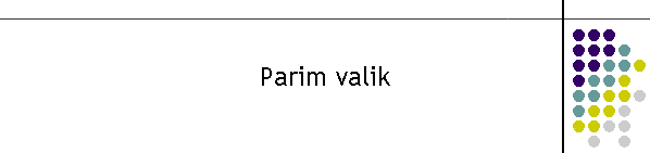 Parim valik